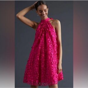 Eva Franco Halter Swing Mini Dress